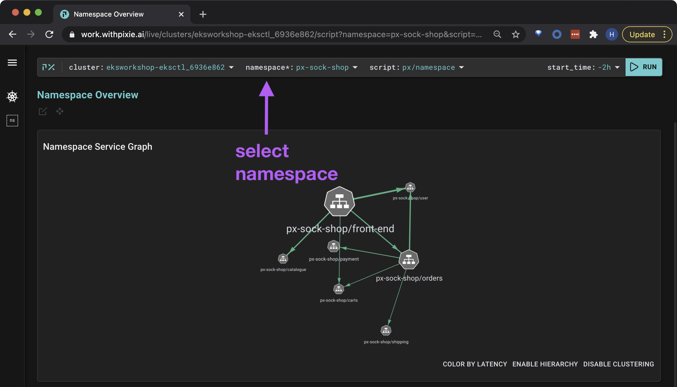 select_namespace